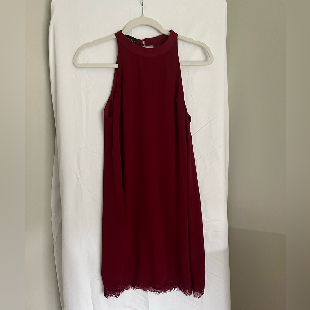 Red Halter Dress
